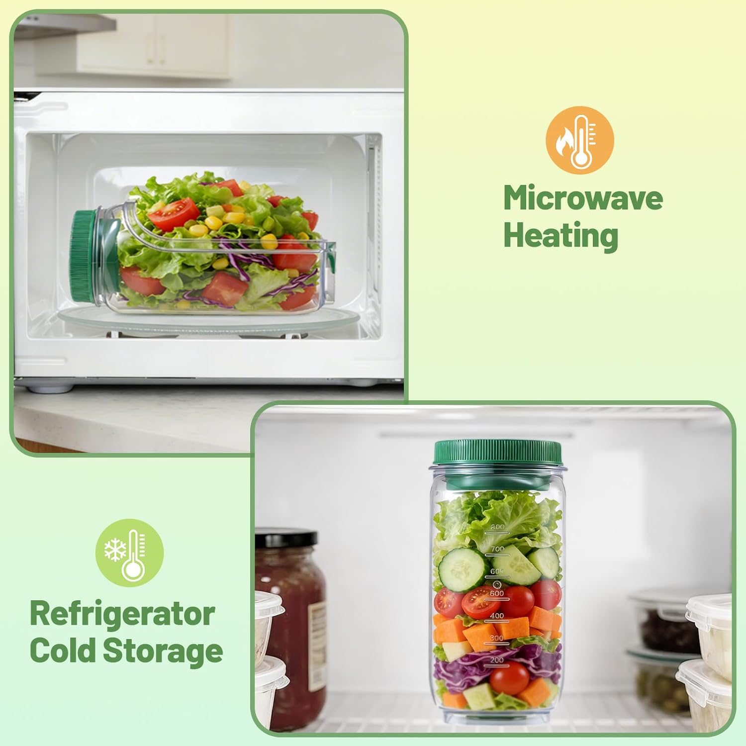 LayerFresh Salad Jar